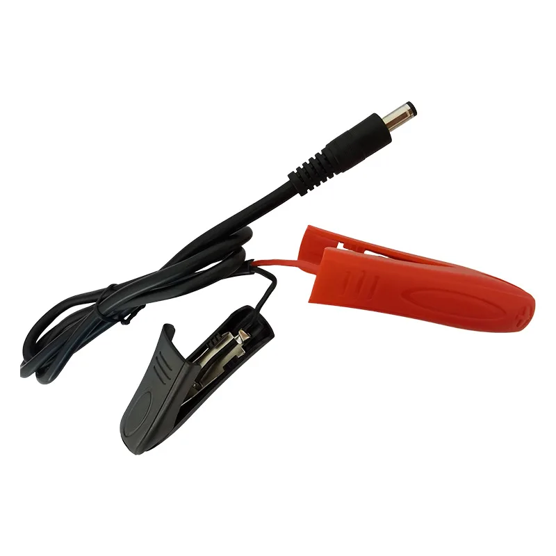 DC Alligator Clips DC5521 to Alligator Clips with 5.5*2.1mm DC Connector for Car Battery Power Supply DIY Outdoor Camping Lights with 1m Cable