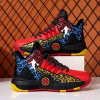 Childrens Basketball Shoes Big Size High-quality Field Sports Tennis Shoes Teen Training Trainers Kids Basketball Shoes for Boys 1