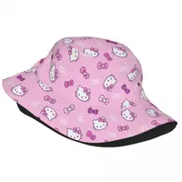 Sanrio Hello Kitty Bucket Hat for Teen Summer Travel Kitty White Bob Hat for Camping Caps 2
