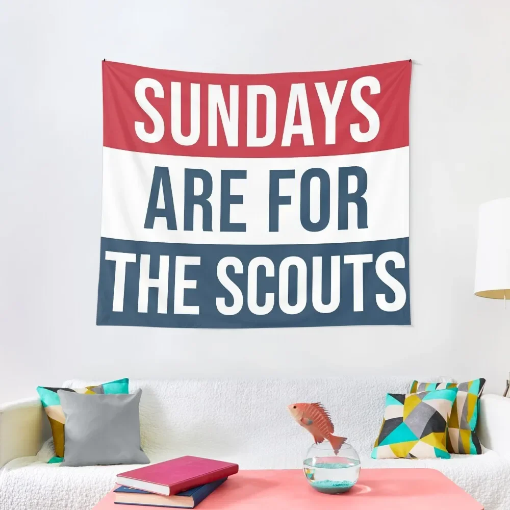 

Sundays are for the Scouts Tapestry Decorative Wall Decoration For Rooms Bedrooms Decor Aesthetic Room Decoration Tapestry