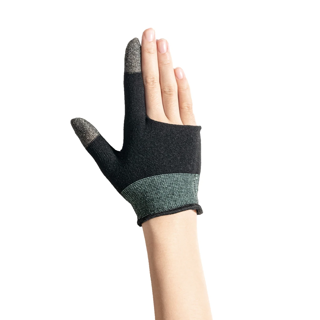 

1 Pair Gaming Fingertip Gloves Sweat Proof Breathable Sensitive Sleeves Smartphone Touch Screen Game Accessories