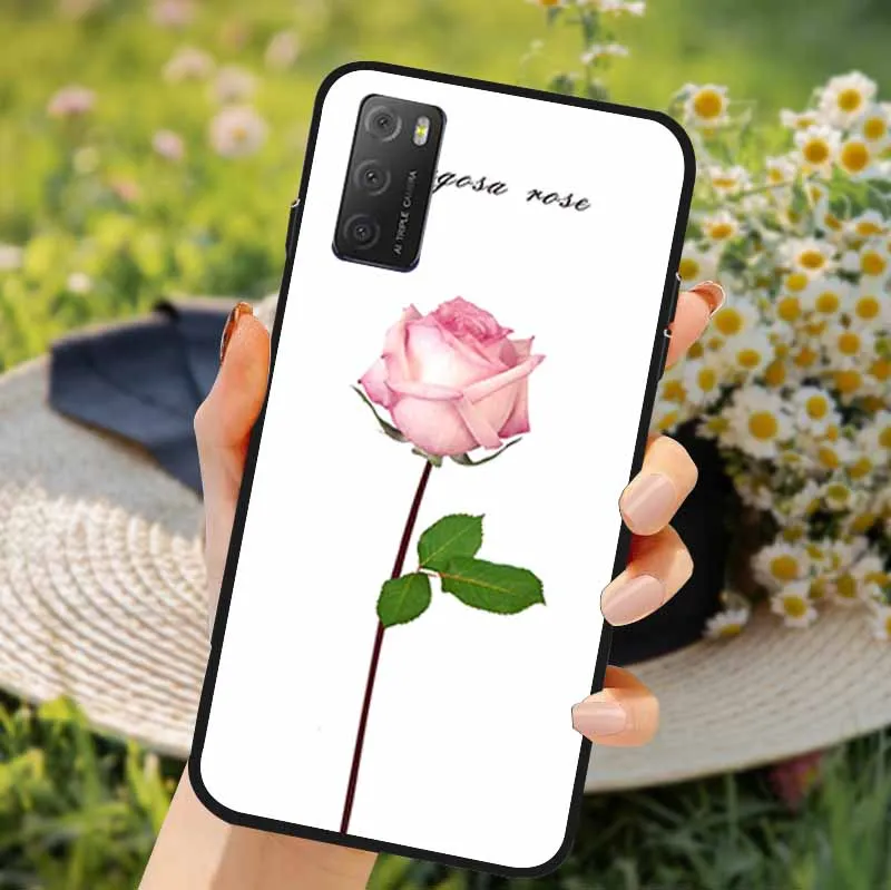 3D Soft TPU Floral Embossed Silicone Phone Case - Elegant Flower Design Back Cover