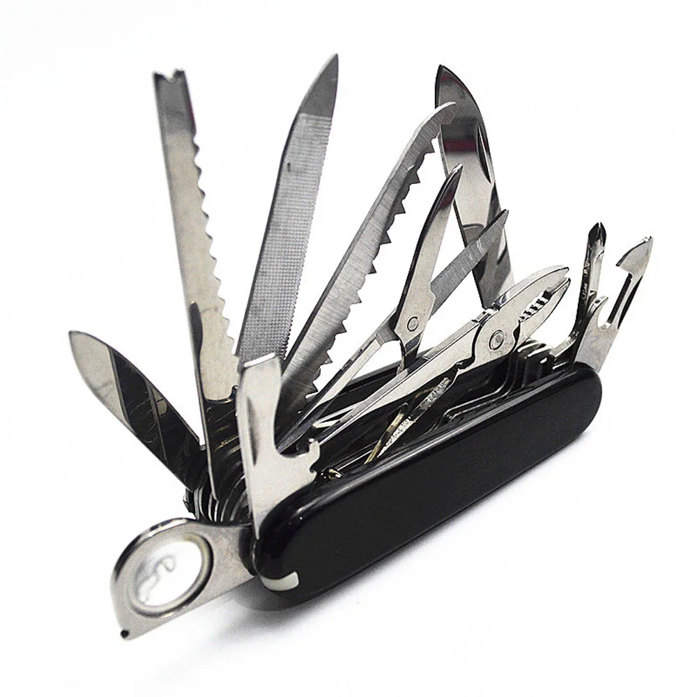 Multifunctional Pocket Knife 30 Basic Functions Multitool Swiss Hand Tools Army Knife Outdoor Camping EDC Gear Survival Knives 6