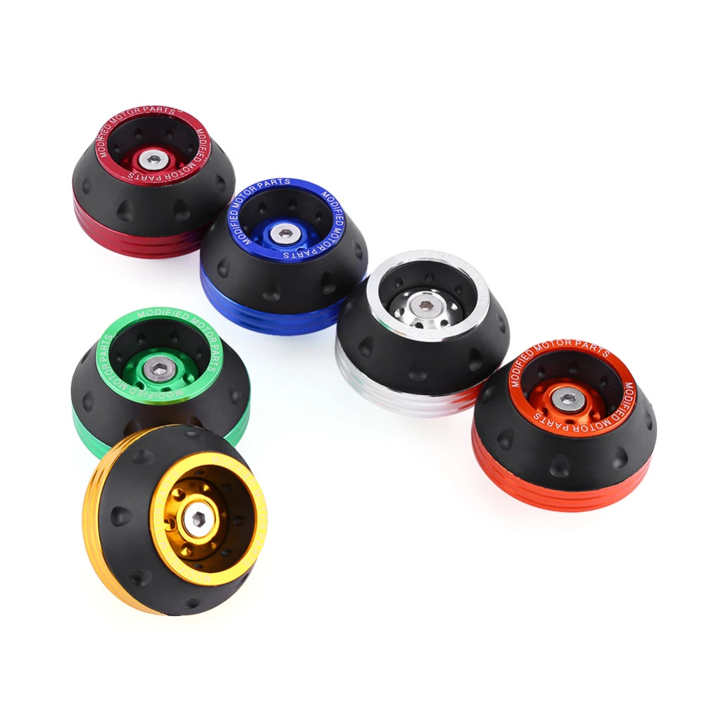 Green Motorcycle Fork Frame Sliders 1 Pair CNC Aluminum Front Fork Wheel Frame Sliders Motorbike Falling Protection Scooter Moped Green Motorcycle Fork Frame Sliders 1 Pair CNC Aluminum Front Fork Wheel Frame Sliders Motorbike Falling Protection Scooter Moped