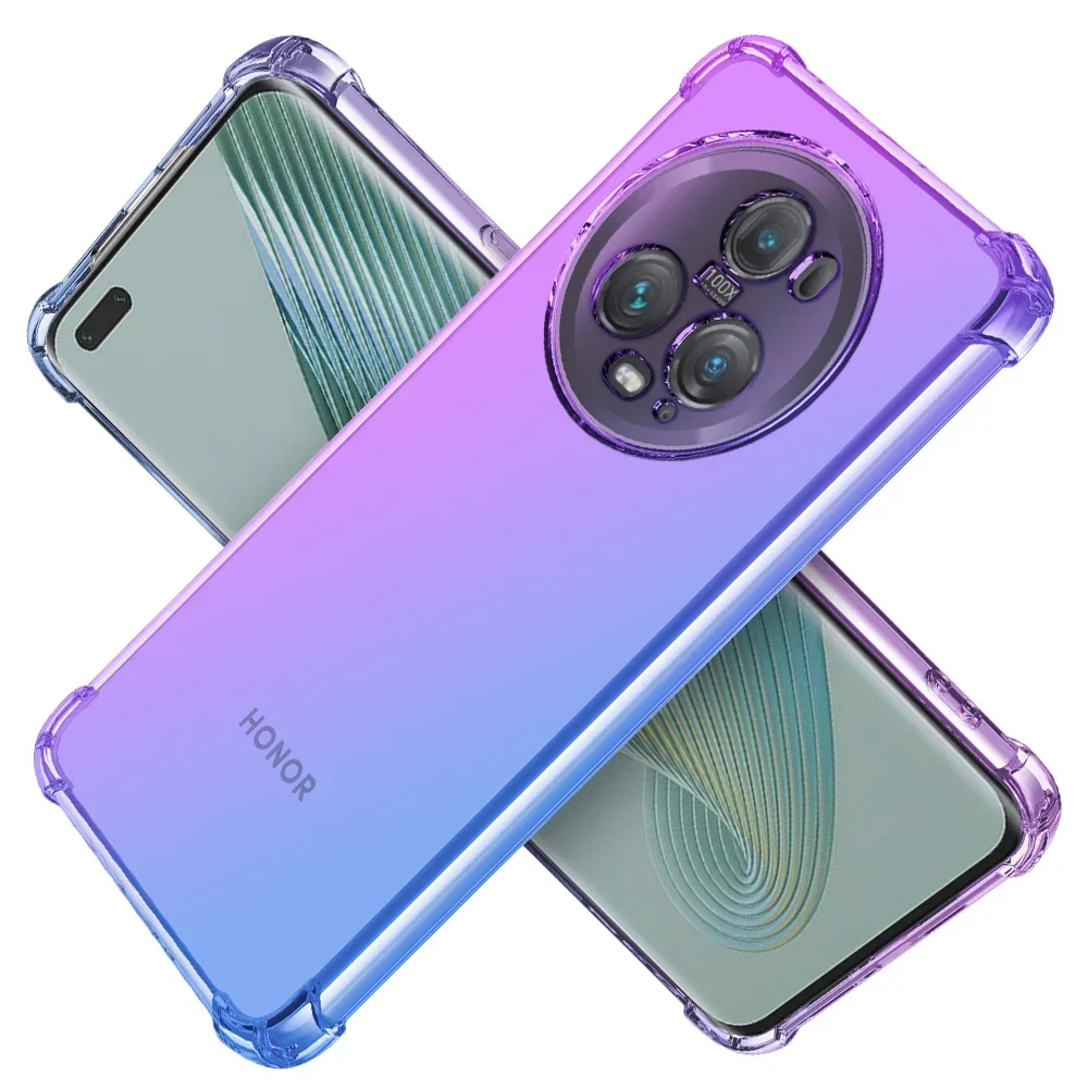 Custodia Per Honor Magic 5 4 Ultimate Pro Lite 4 Ultra Lite 5/4G Clear Cute Gradient Slim Antigraffio Custodia Antiurto In Tpu Flessibile