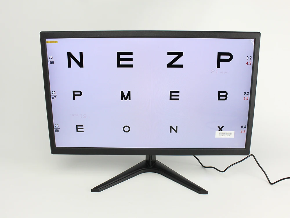 VC8 21.5 Inch LCD Visual Acuity Chart Vision Test Projecter Optical Ophthalmic Exam Monitor