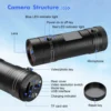 1080P HD Bike Motorcycle  Action Camera Helmet Camcorder Outdoor Sport DV Video DVR Audio Recorder Dash Cam for Car Bicycle 6