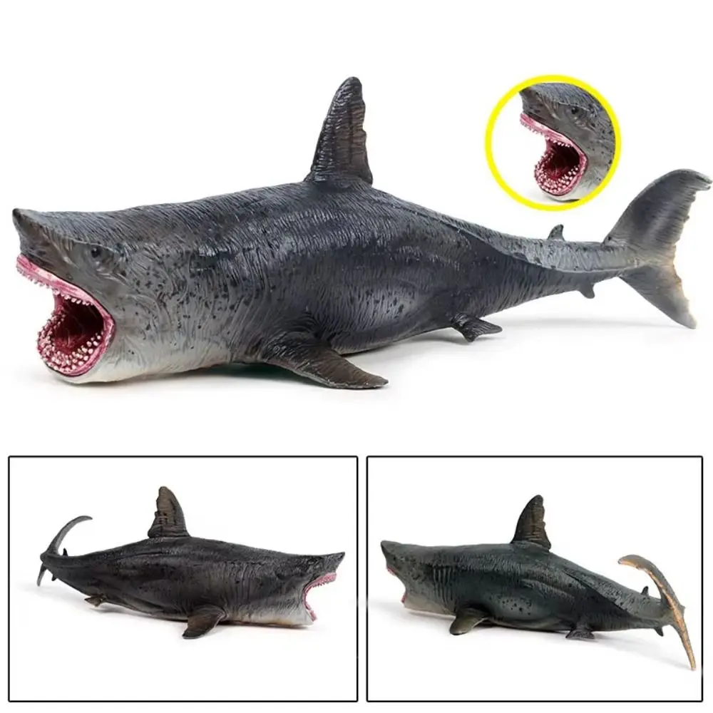 Plastic Sea Life Animals Model Handmad Realistic Ocean Animals Ornaments Statue Crafts Simulated Shark Decorations