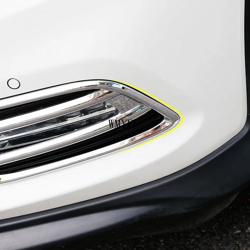 Fit For Honda HR-V Vezel 2019 2020 ABS Fog Light Cover Car Front Fog Light Lamp Decoration Sticker Trim Exterior Acc