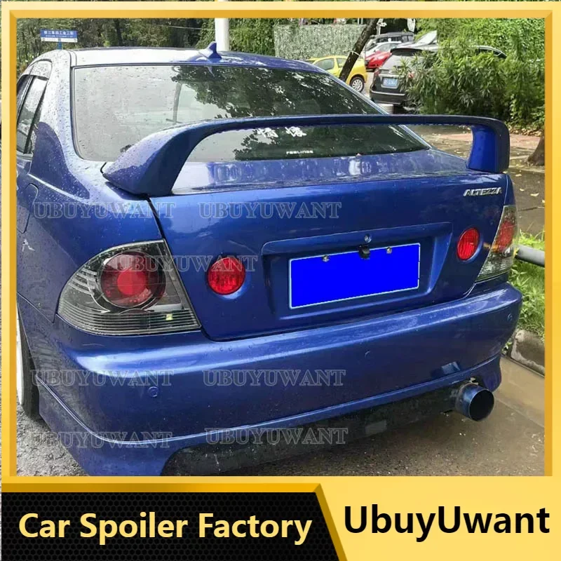 

Задний спойлер для Lexus IS200 1998-2005, высококачественный ФАП/Настоящее углеродное волокно, крышка багажника, тюнинг автомобиля