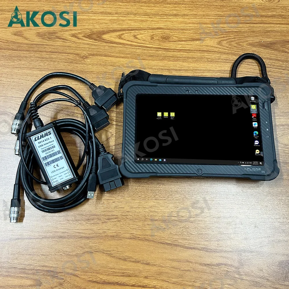 

Готовый к использованию Xplore планшет + для Клаас интерфейс сканера CANBUS MetaDiag сельское хозяйство строительство грузовик экскаватор Диагностика
