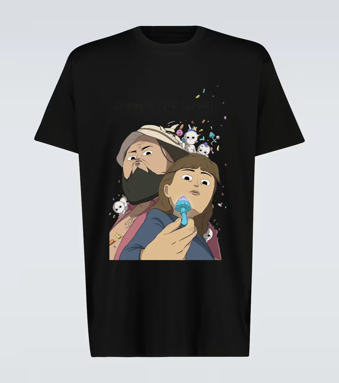 2025 American Hot Anime Common Side Effects Marshall Short-sleeved T-shirt Cotton Summer High-quality Printed Men Women T-shirt 5