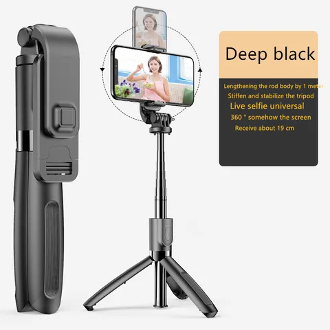 Bluetooth Handheld Gimbal Stabilizer For Smartphone Selfie Stick Tripod With Fill Light Mobilephone Holder IOS Android