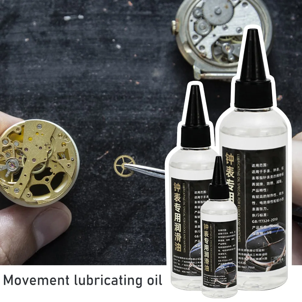 Watch Lubricant Oil Mechanical Movement 10/50/100ml for Watchmakers Repair Supplies