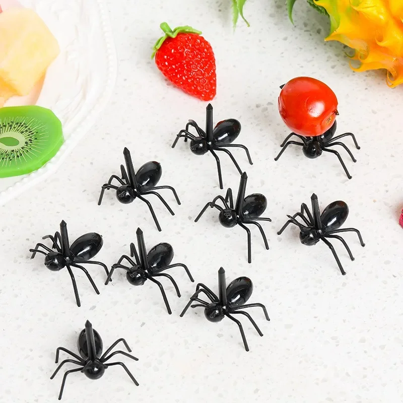 Fruit Fork 12Pcs/Set Ant Reusable Bento Sticks Dim Sum Cake Cocktail Party