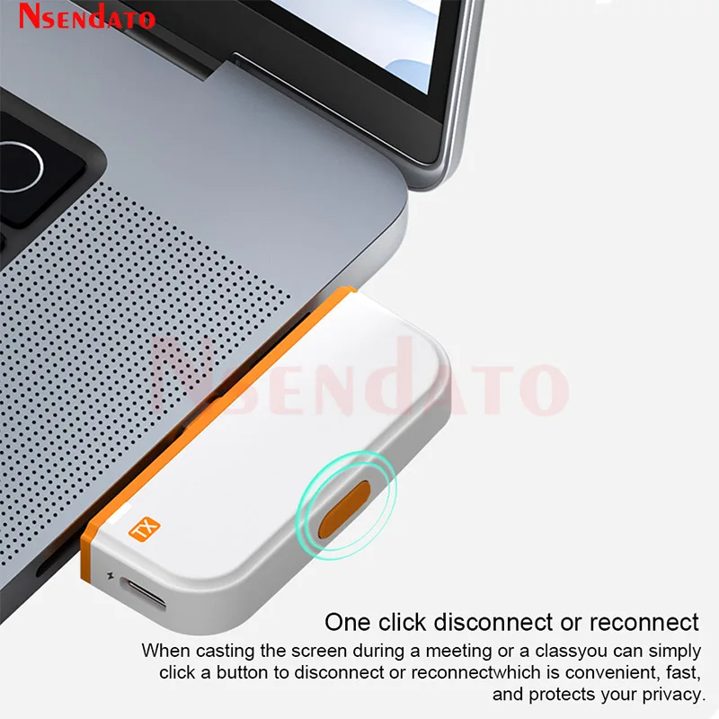 1080P 50M Wireless HDMI Extender HDMI USB C Video Transmitter Receiver Wifi Display TV Stick Dongle Adapter for PC TV Laptop