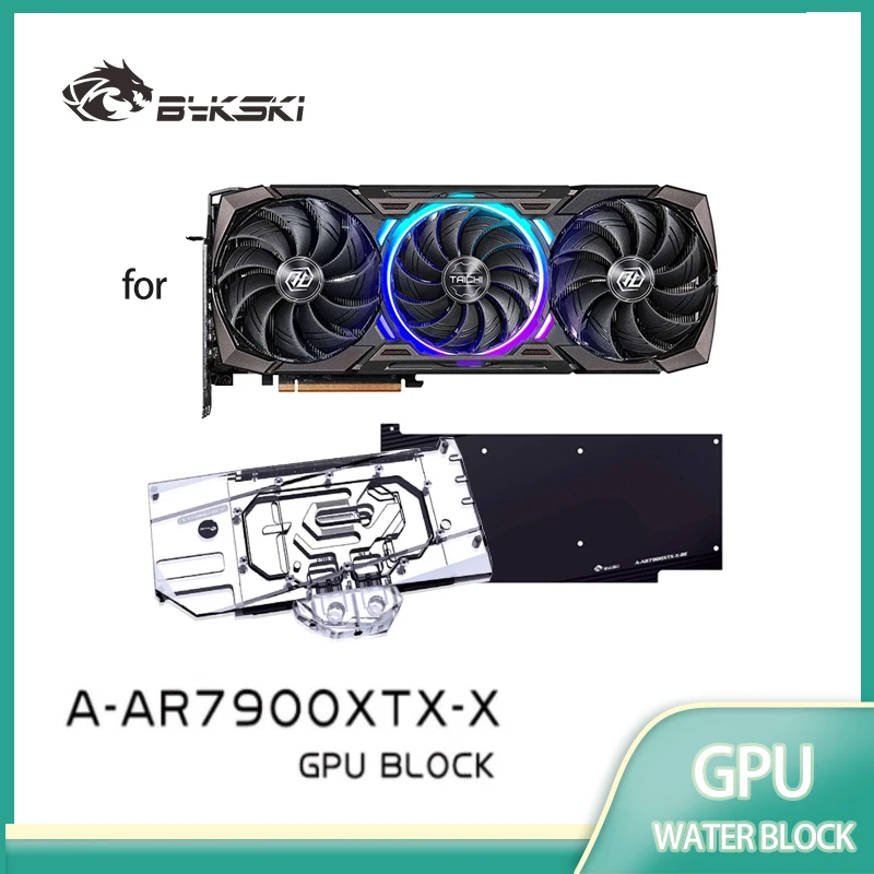 Bykski Water Block Use for ASRock AMD Radeon RX 7900 XTX Taichi GPU ...