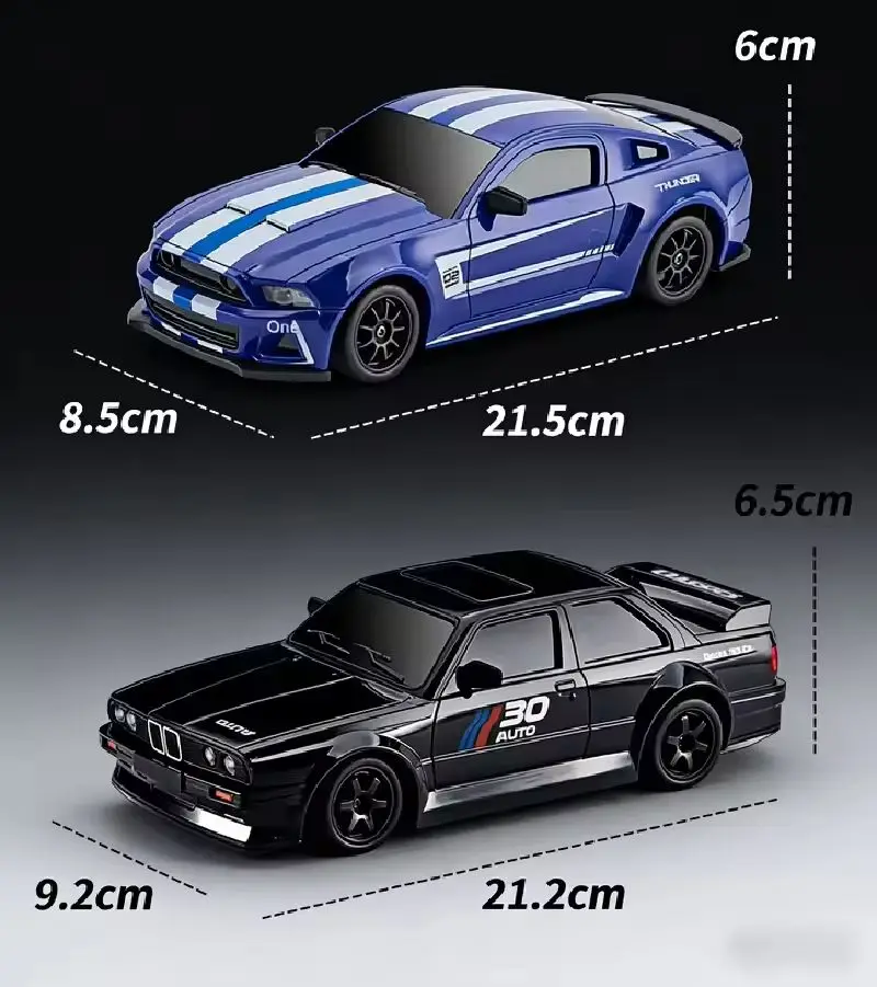 1:24 RC Drift Car – 4WD Remote Control Racing Vehicle with LED Lights, High-Speed Rechargeable Sports Car Toy for Kids & Adults 4