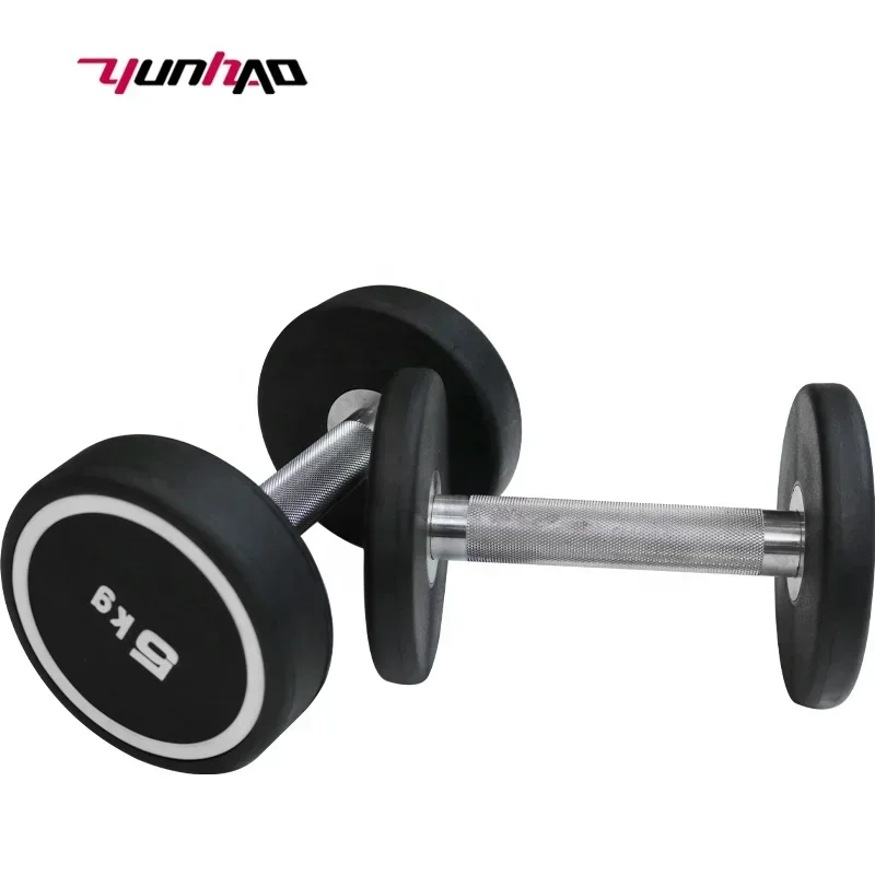 Home Gym 2.5-50 KG PEV Round Dumbbell Set For Strength Training