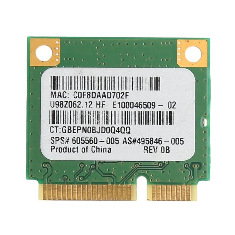 Atheros AR9285 용 하프 미니 PCI-E 무선 네트워크 카드 PCI WiFi 어댑터