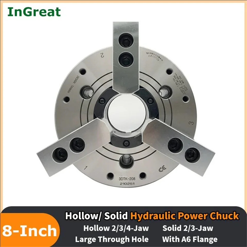 8 Inch Hydraulic Chuck 210mm 8 8 Inch Hydraulic Chuck 210mm 8