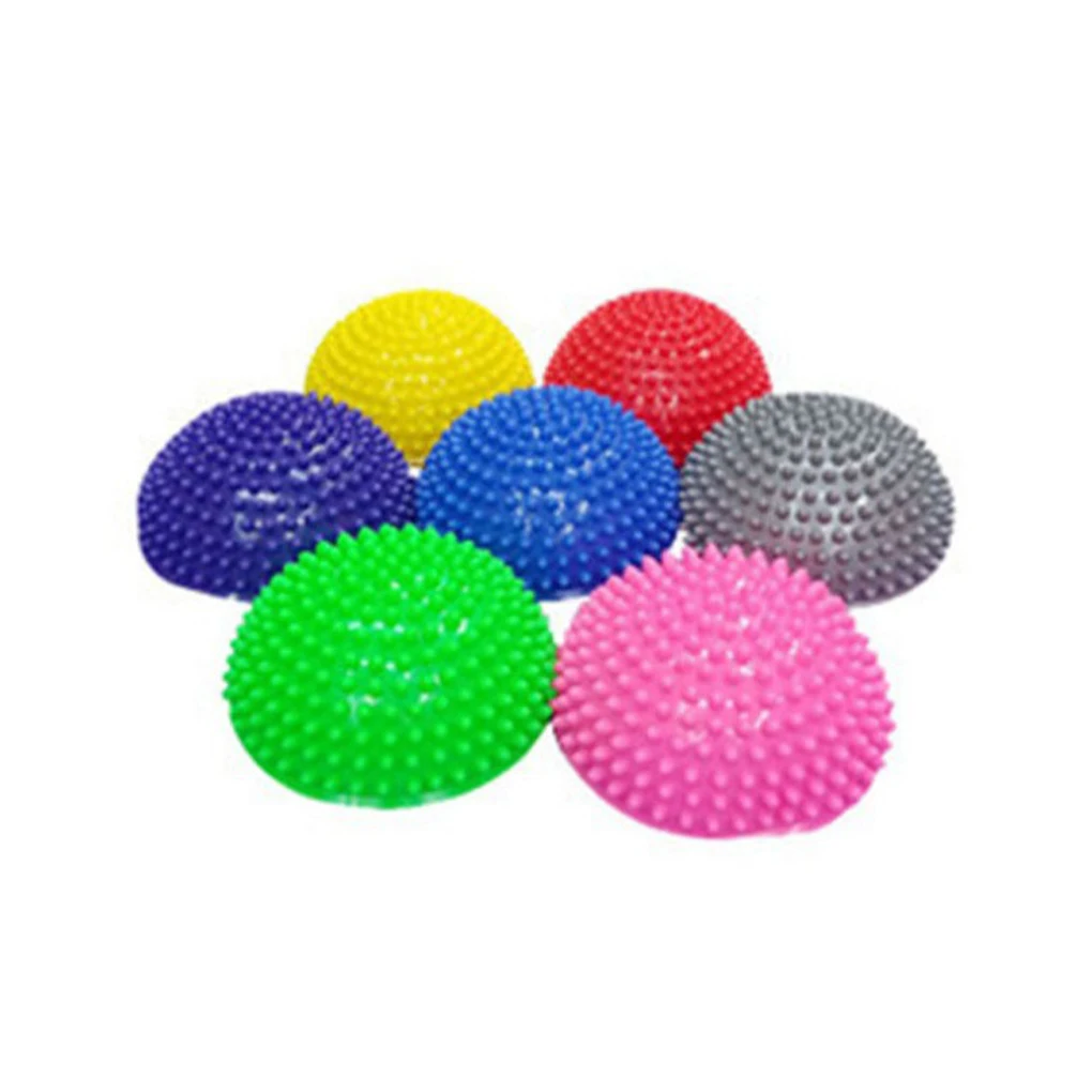 Inflatable Half Sphere Massage Yoga Balls PVC Massage Fitball Exercises Trainer Balancing Ball For Gym Sport Fitness