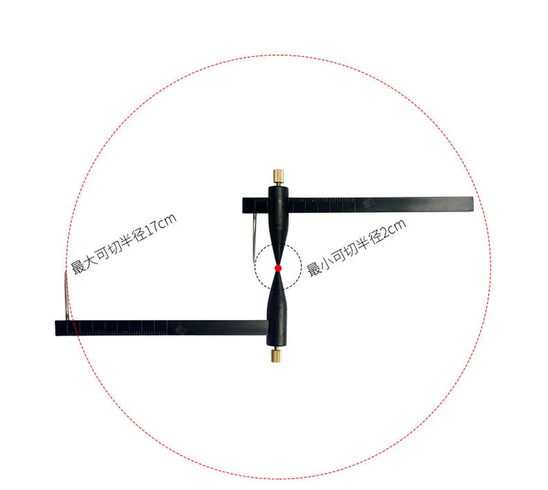 Compass Circle Cutter Caliper Clay Pottery Ceramic Cut 1-34cm Cutting DIY Making Craft Tools Accessories