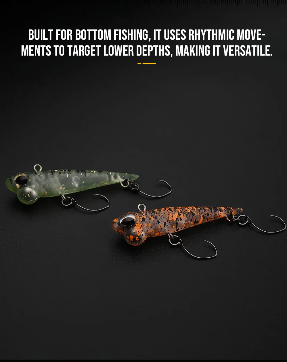 BLUX Shineride 45mm 4g Lipless Sinking Plug Angelköder Crankbait Stream Area Forelle Darts Kunststoff Kunstköder Tackle – Detail 5