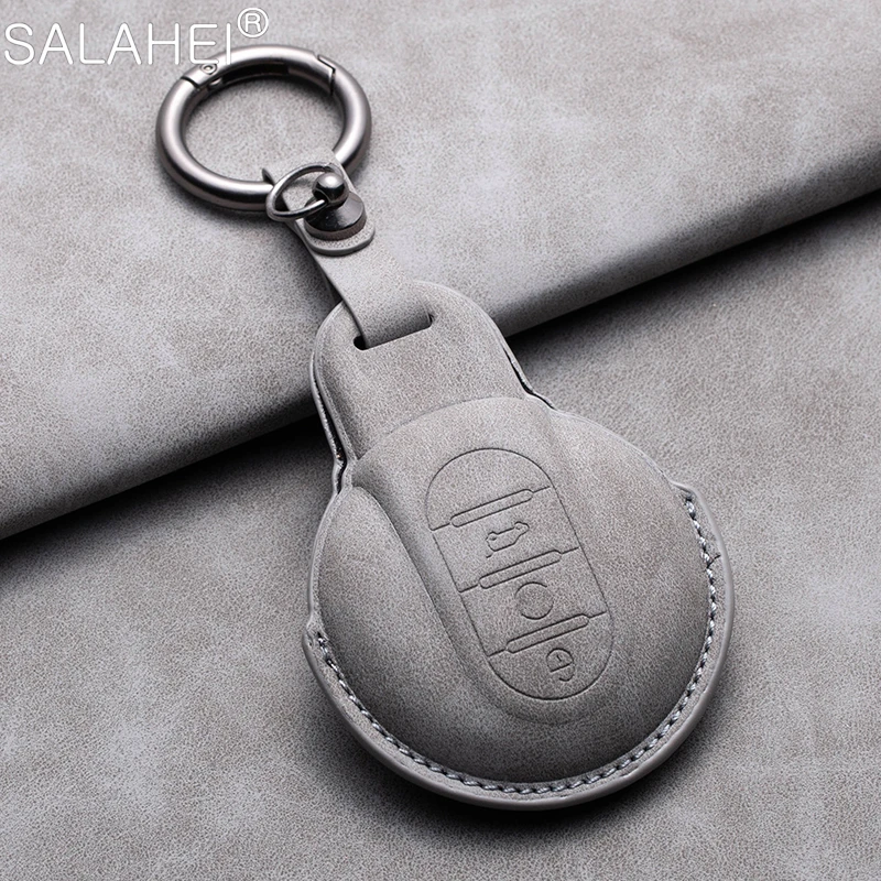 

Sheepskin Car Remote Key Case Cover For BMW MINI COOPER S ONE JCW F54 F55 F56 F57 F60 CLUBMAN COUNTRYMAN Styling Accessories