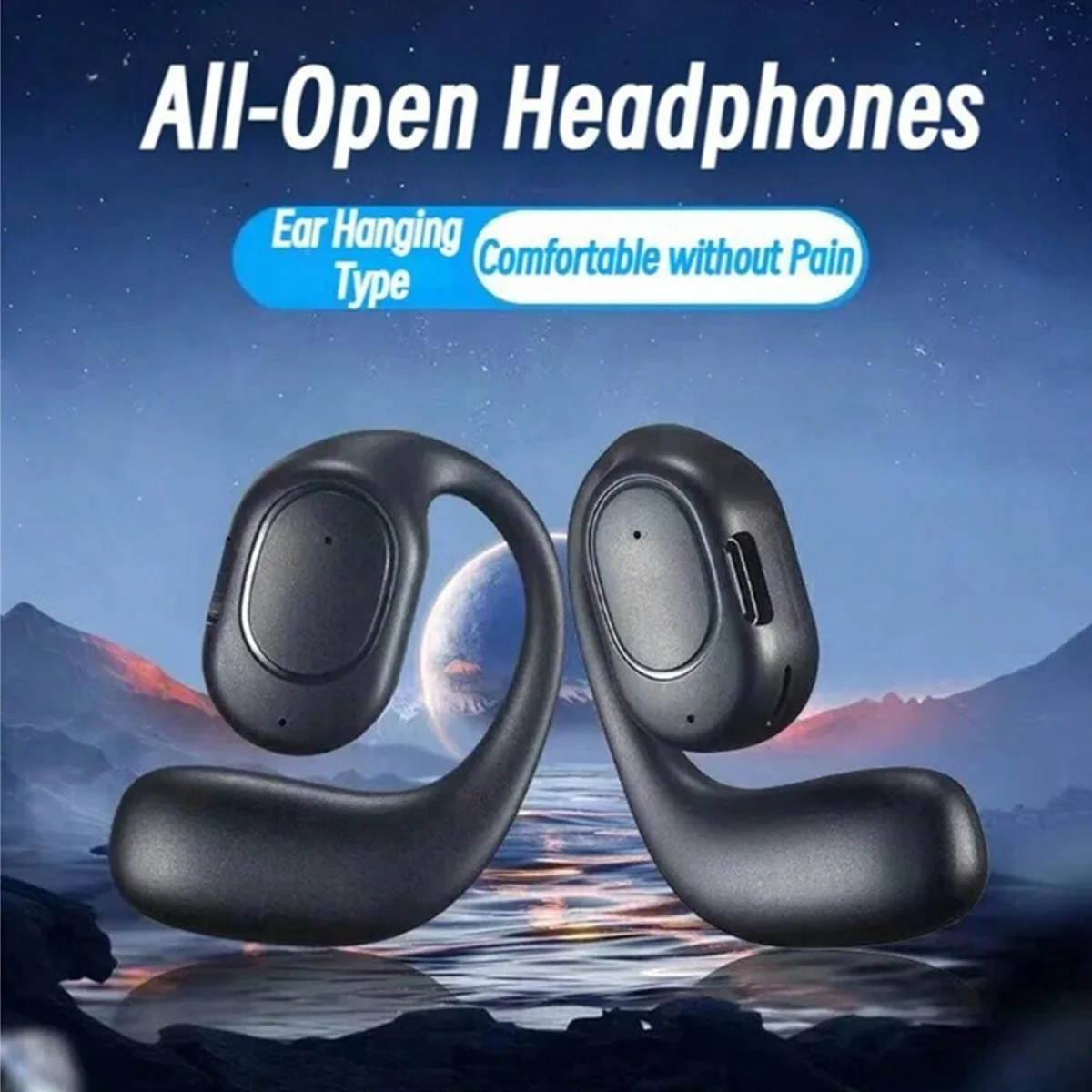 STSEarConect Wireless Headphone With Microphone Bone Conduction Handsfree Noise Canceling Earphones For Driving outdoor sports 2