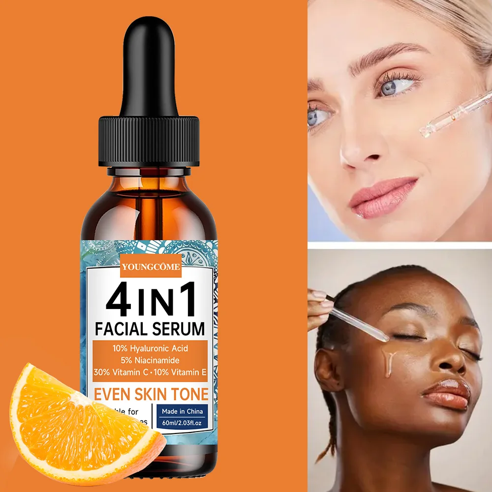 Rich in vitamin C The 4-in-1 facial moisturizing  easy to absorb. It is suitable for all skin, making skin smoother 3