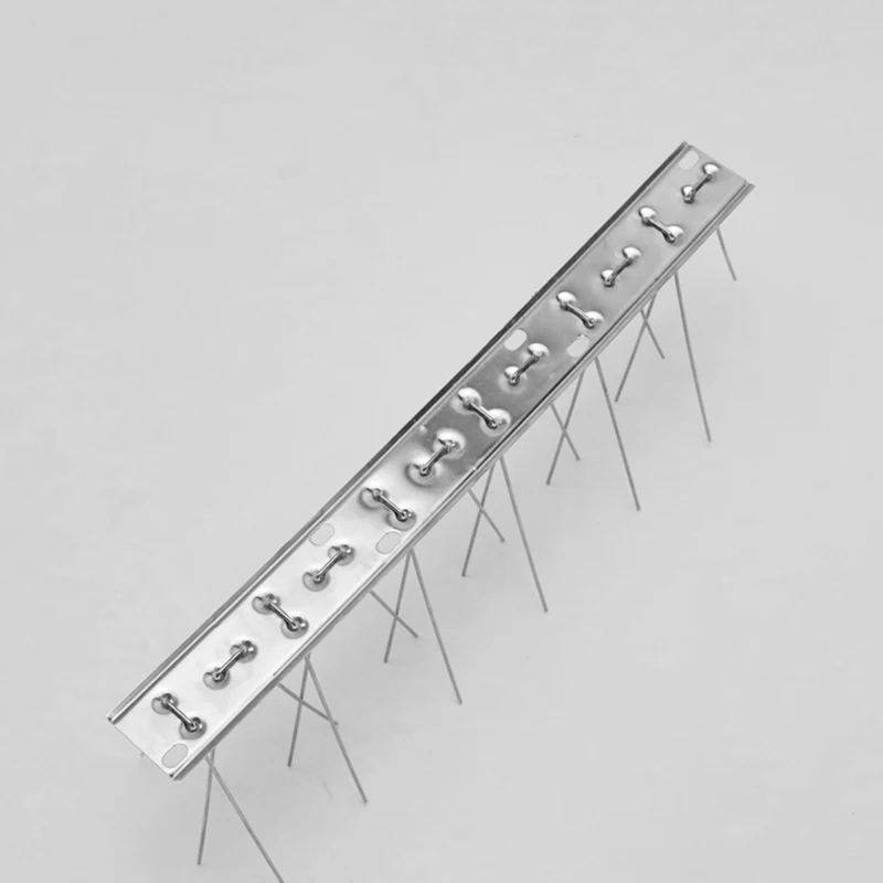 스테인레스 스틸 비둘기 스파이크 및 조류 Repeller 억제 트랩 정원 발코니 안티 버드 구충제 가시 네일 키트 해충 방제