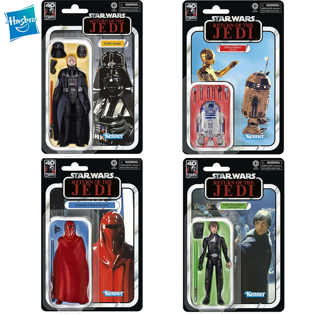 [Disponibile] Sac Star Wars The Black Series Darth Vader Luke Skywalker Artoo-Detoo (R2-D2) Imperatori Royal Guard Giocattolo Da 6 Pollici
