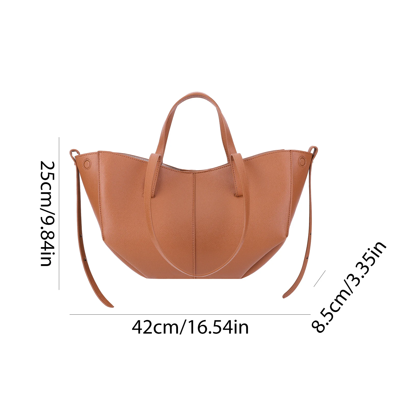 Sac fourre-tout pour femme, sac à aisselle de grande capacité, sac d'épicerie en cuir, sac à bandoulière chic avec sac à main_voghion.com