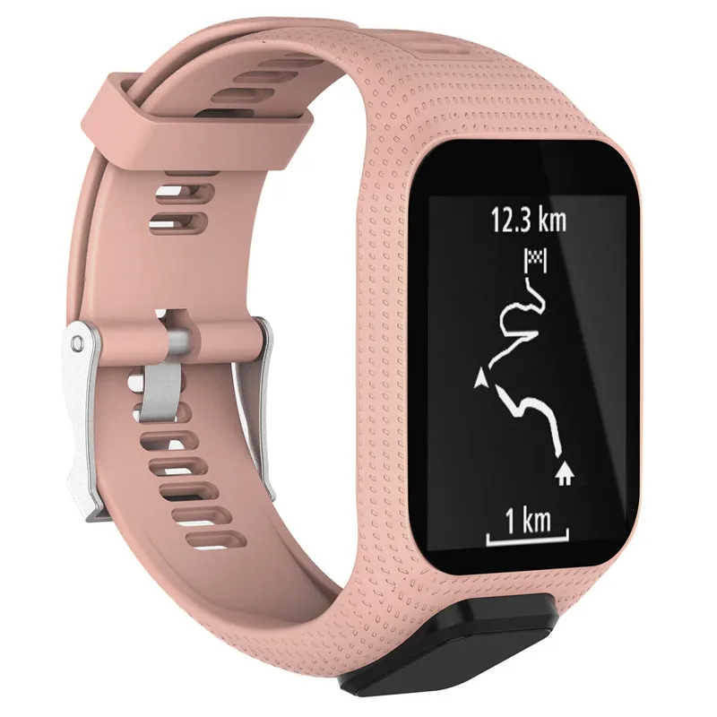 Silicone Replacement Wrist Band Strap For TomTom Spark Runner 2 3 Spark3 Cardio Music GPS Watch Bracelet For Adventunrer Golfer2
