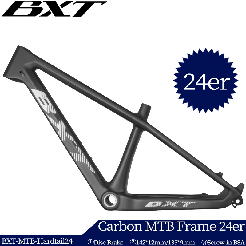 24er Carbon Mountain Bike Frame 14inch Hardtail Disc Brake Full Carbon