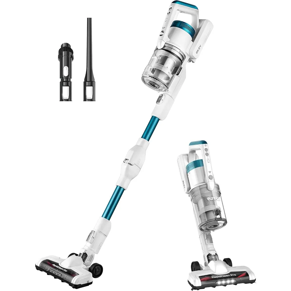 

Cordless Stick Vacuum Cleaner Convenient for Hard Floors, Rechargeable Handheld Vacuum Cleaner Portable with Powerful Bendable