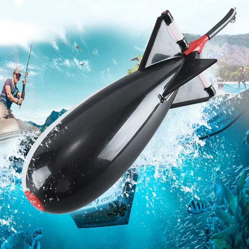 Fishing Feeder Fishing Accessories Carp Fishing Rocket Feeder Spod Bomb Float Lure Bait Holder Spomb Pellet Rockets