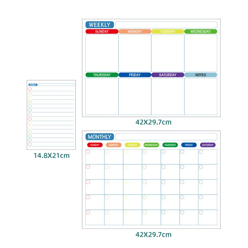 Calendar Table Dry Erase Fridge Sticker Message Board Menu Magnetic Calendar For Fridge Monthly Weekly Planner Whiteboard Magnetic Fridge Calendar