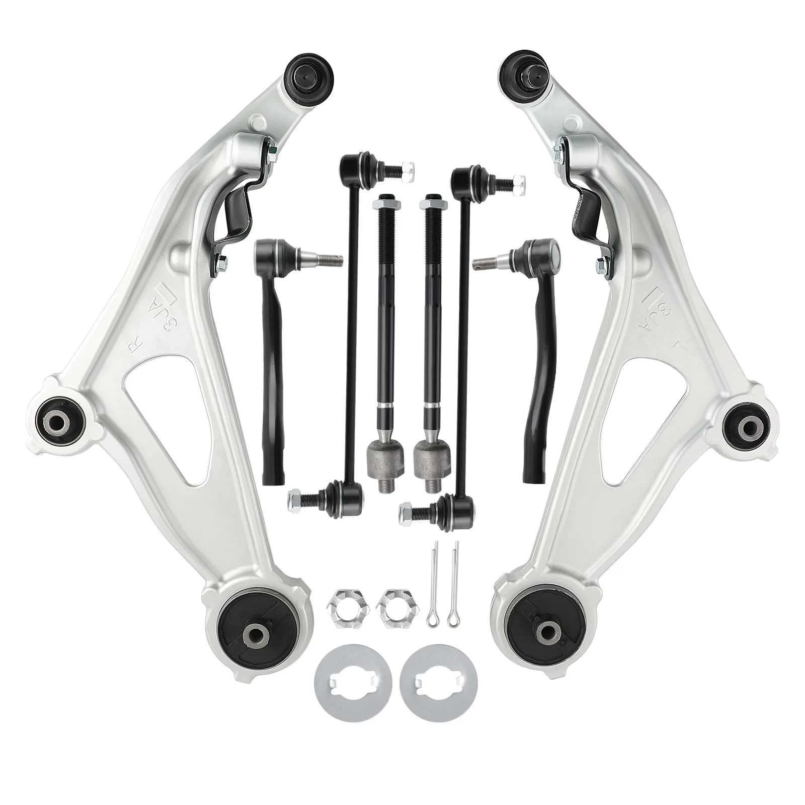 8pcs Front Lower Control Arms for Nissan Pathfinder Infiniti JX35