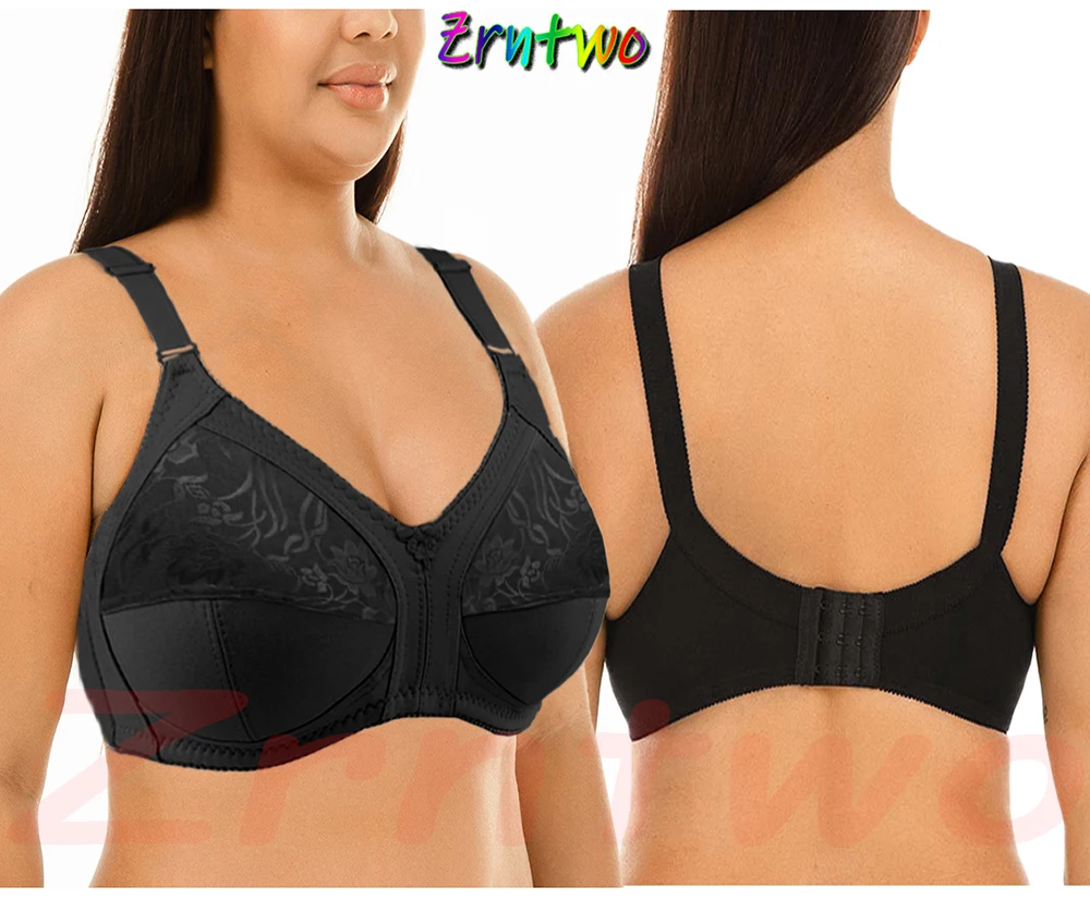 Women Plunge Minimizer Push Up bra wireless bralette sexy lace bh plus size bh 80E 85D 85F 90E 95F 100D 105E 105F 110E 115F C02 2