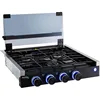 RV Built In Gas Cooktop | 2 Burner or 3 Burner | RV Cooktop Stove | 6,500 and 8,000 BTU Burners |Cover Included(Black, 3-Burner) 1