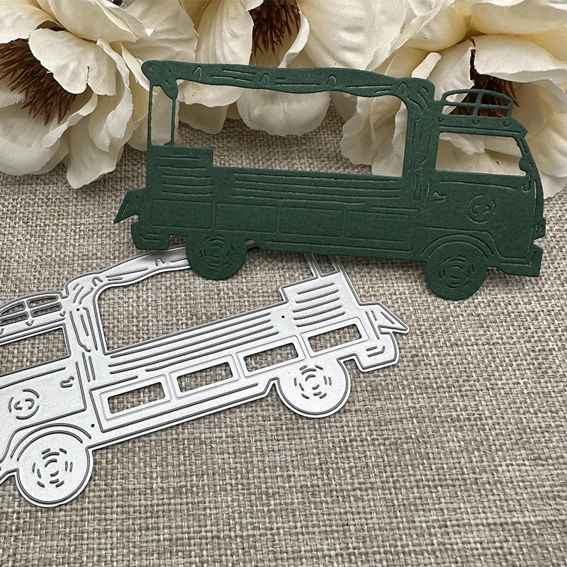 

Металлические штампы для резки грузовика, трафареты для «сделай сам», скрапбукинг, декоративная ручная работа, штамповочный шаблон, форма