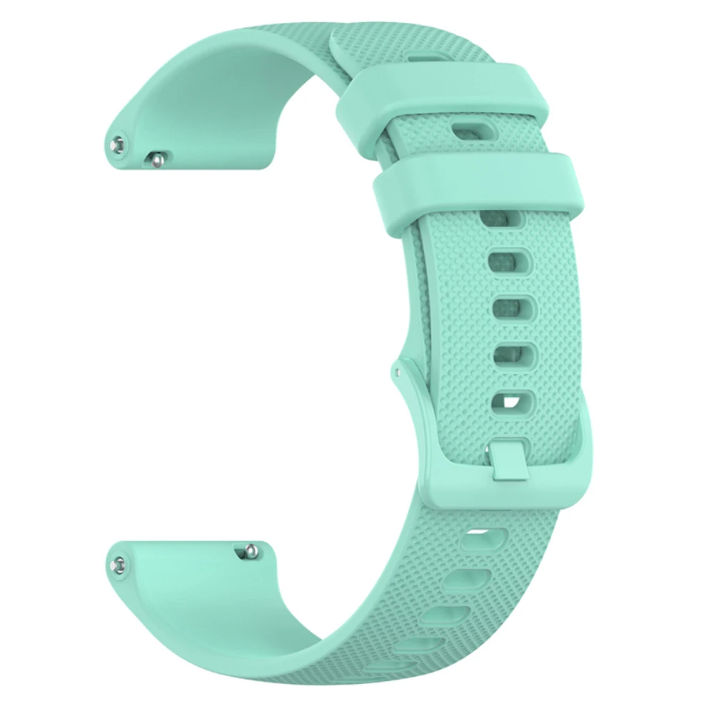 Versatile Silicone Smartwatch Strap - Adjustable 20mm/22mm Band
