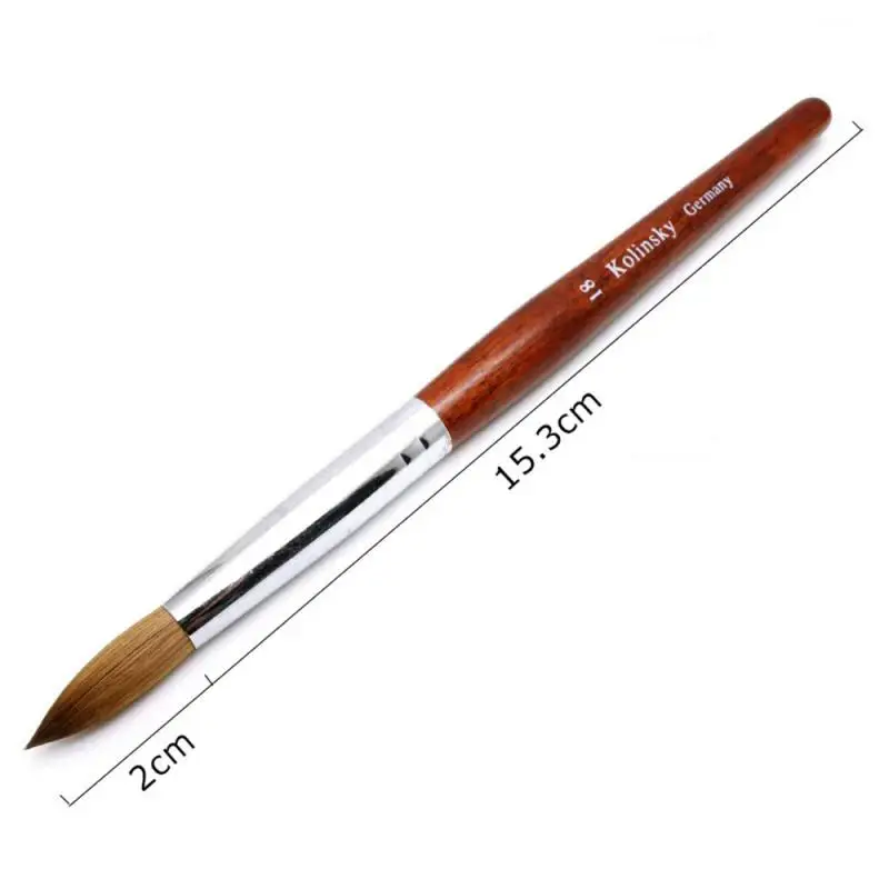 Soft Smooth And Delicate Kolinsky Nail Brush Manicure Mink Brush Light Therapy Painted Pull-line Pen Nail Drawing