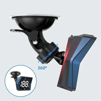 USB Car HUD Head Display Tachimetro digitale Misuratore di velocità GPS KMH MPH Dispaly per accessori ricambi auto moto camion
