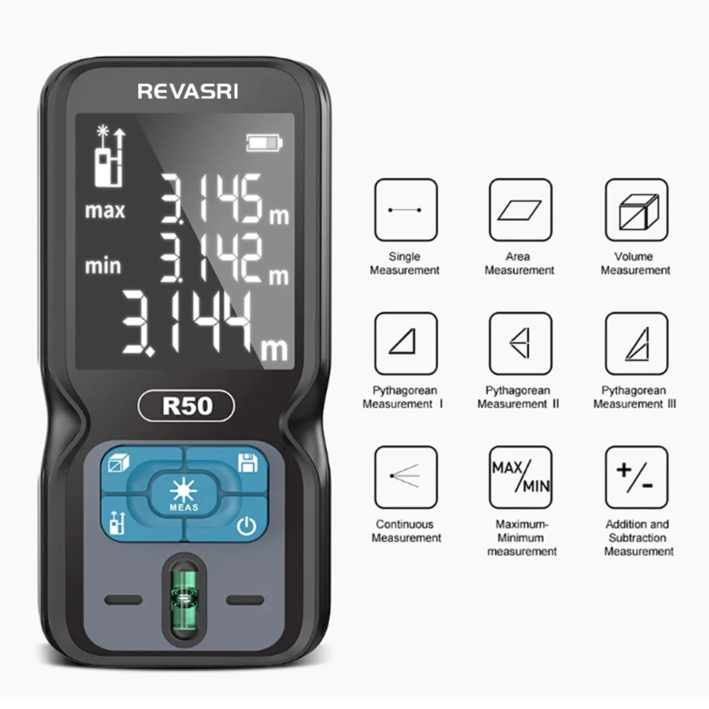 Laser Distance Meter 50M/80M/120M Rangefinder Profesional Meter Laser Measurement Tool Range Finder Ruler Test Tool laser rangefinder distance meter