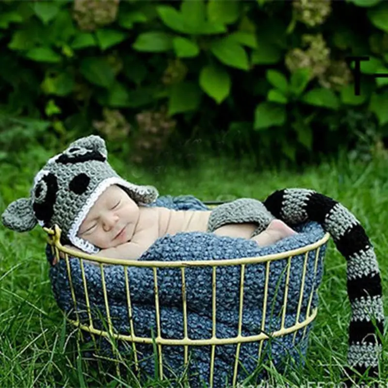 

Hat Pants for Newborn Photography Overalls Knitted Shorts Drop Shipping