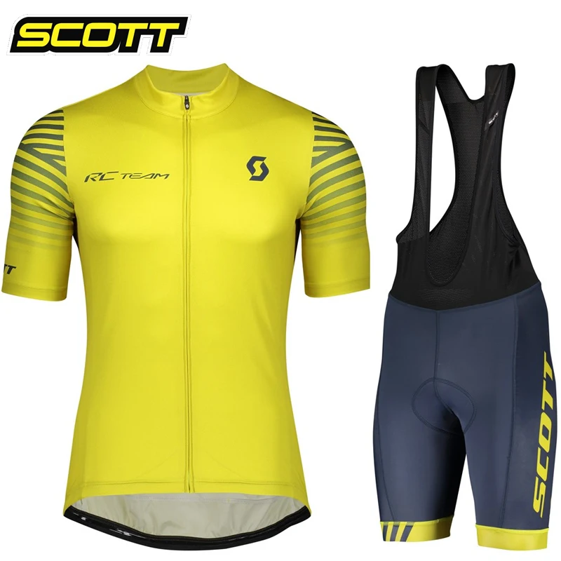 

SCOTT Cycling Shorts Man Triatlon Road Bike Uniform 2024 Clothing Mens Sets Summer Men Men's Outfit Set Mtb Tricuta Clothes Suit