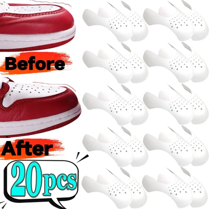Premium Anti-Crease Shoe Protectors - Pack of 10 Pairs